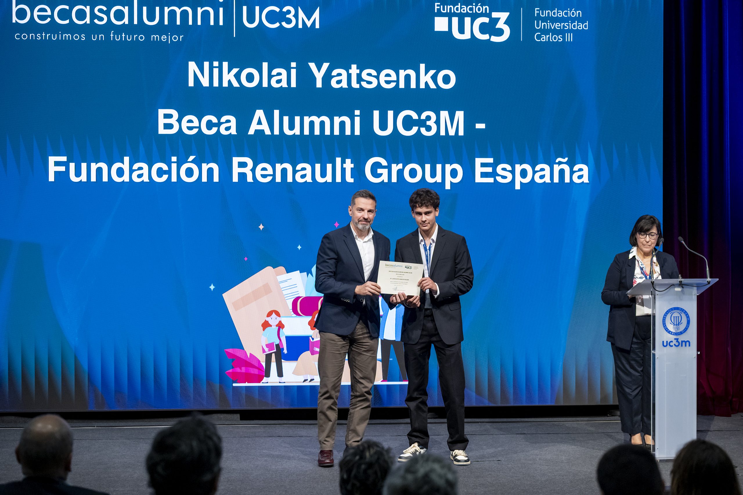 LA FUNDACION RENAULT GROUP ESPAÑA, COMPROMETIDA CON EL TALENTO JOVEN, ENTREGA UNA NUEVA BECA ALUMNI DE LA UC3M